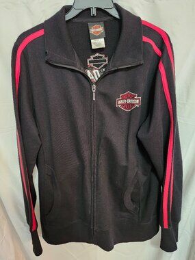 Harley Davidson Women't Black & Red Jacket